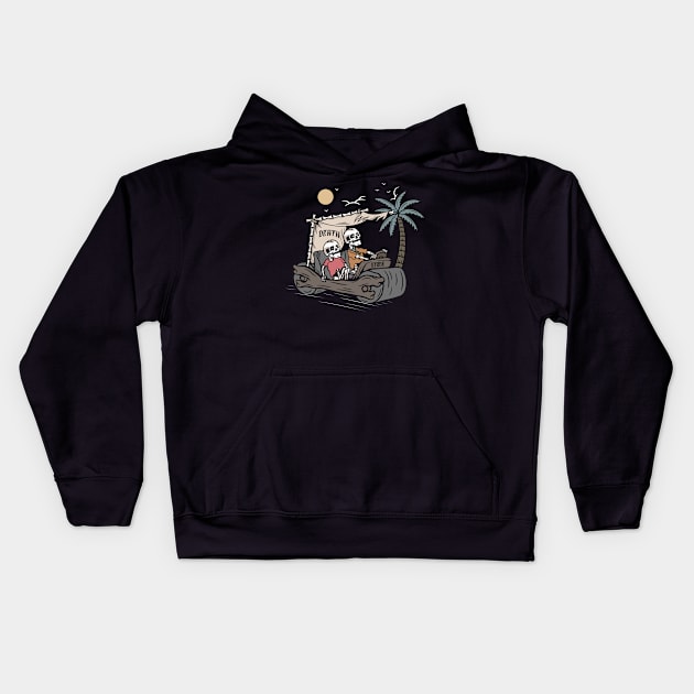 Stone age Kids Hoodie by gggraphicdesignnn